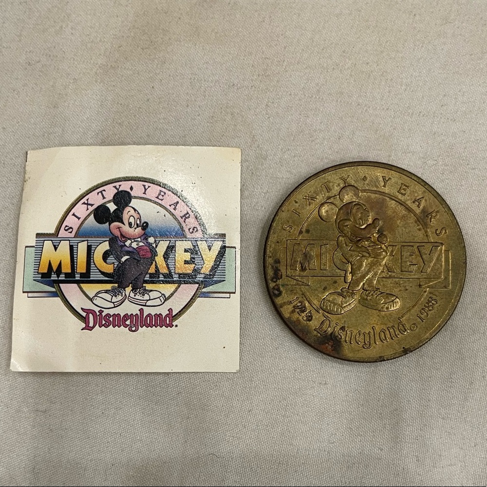 Mickeys 60th birthday coin